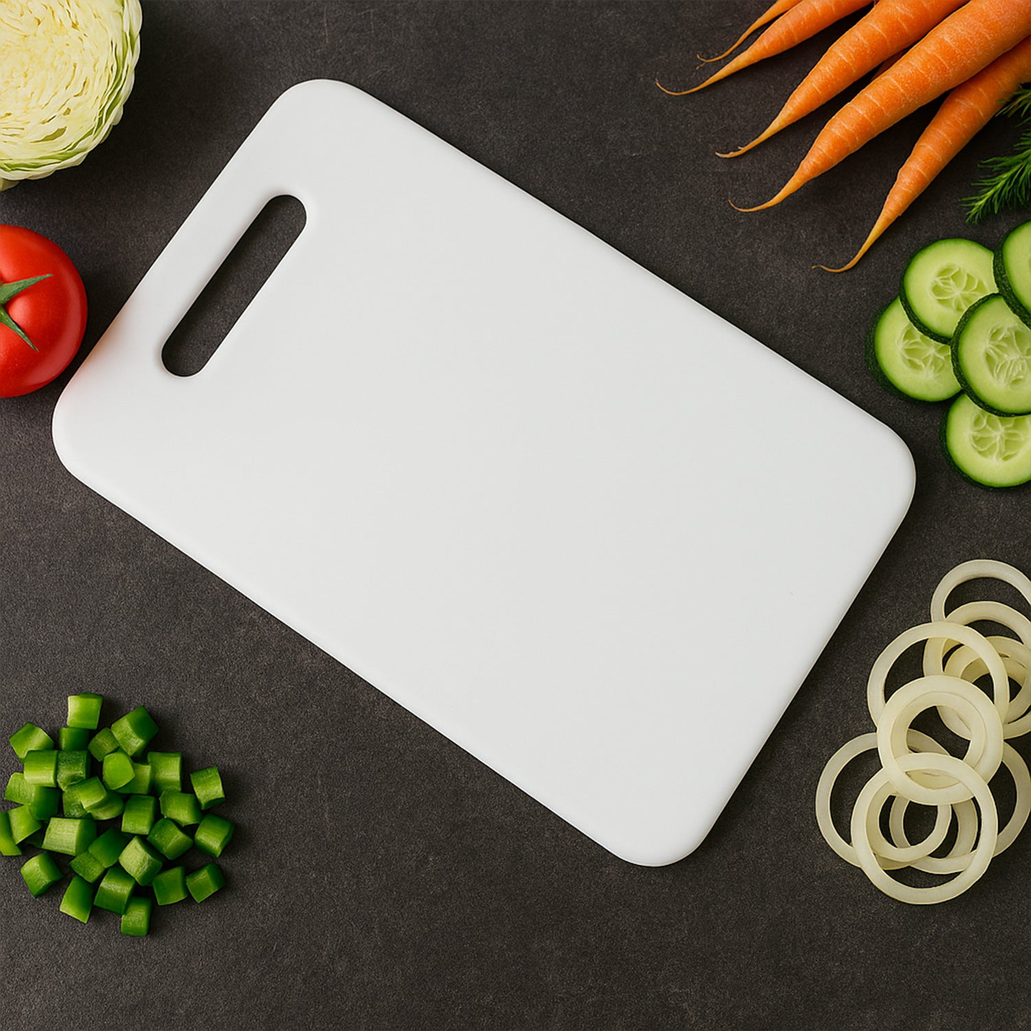 Apex Medium Plastic Chopping Board (3623 Cm  1 Pc) Apex Medium Plastic Chopping Board (3623 Cm  1 Pc)